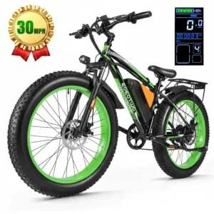26" Fat Tire Electric Bike for Adults