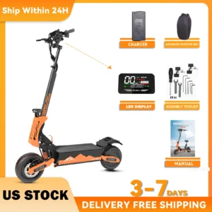 Electric Scooter 5600W Motor Top Speed 46 MPH