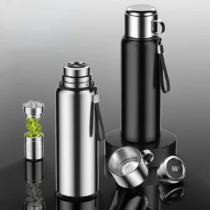 Stainless Steel Smart All-Steel Vacuum Cup Large Capacity