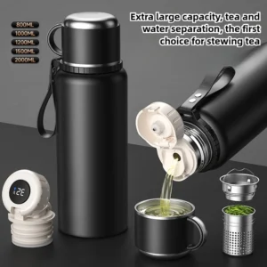 2L Thermos Insulated Water and Hot Water Bottle