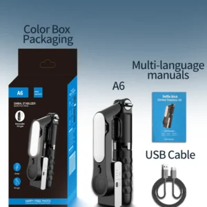 Handheld gimbal stabilizer w/ selfie stick/tripod, wireless remote - Thumbnail Image 7