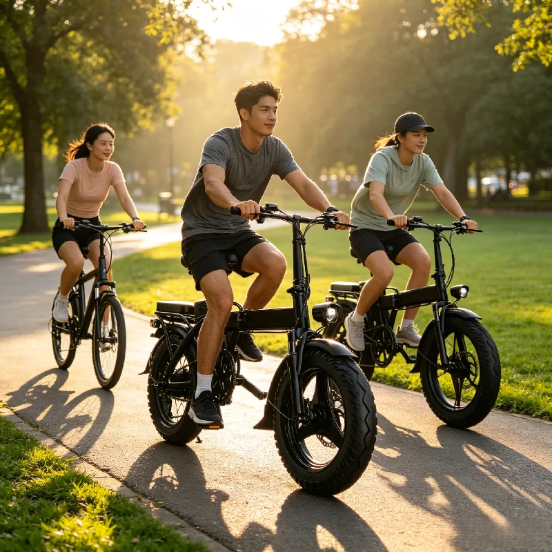 500W Green Commute Electric Bike - Image 3