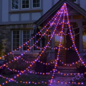 Practical 8 Modes Halloween Spider Web Lights - Thumbnail Image 8