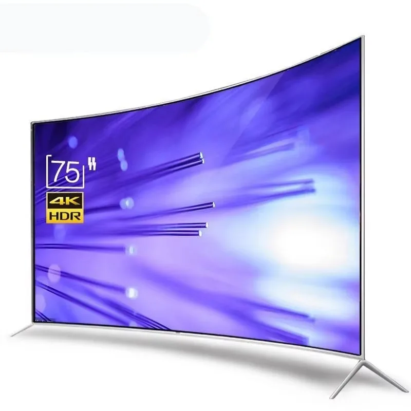 32 43 50 55 60 70 75 inch large size full high definition LED  4k  smart  curved TV - Image 1