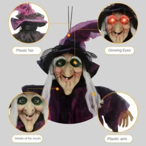 Halloween Life Size Talking Witch - Thumbnail Image 5