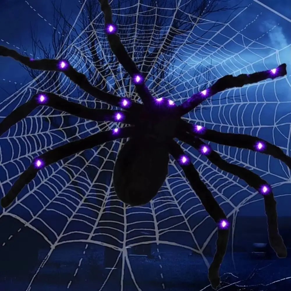 Practical 8 Modes Halloween Spider Web Lights - Image 3