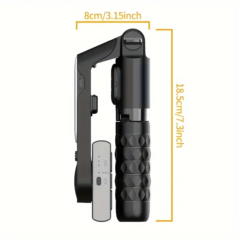 Handheld gimbal stabilizer w/ selfie stick/tripod, wireless remote - Image 2