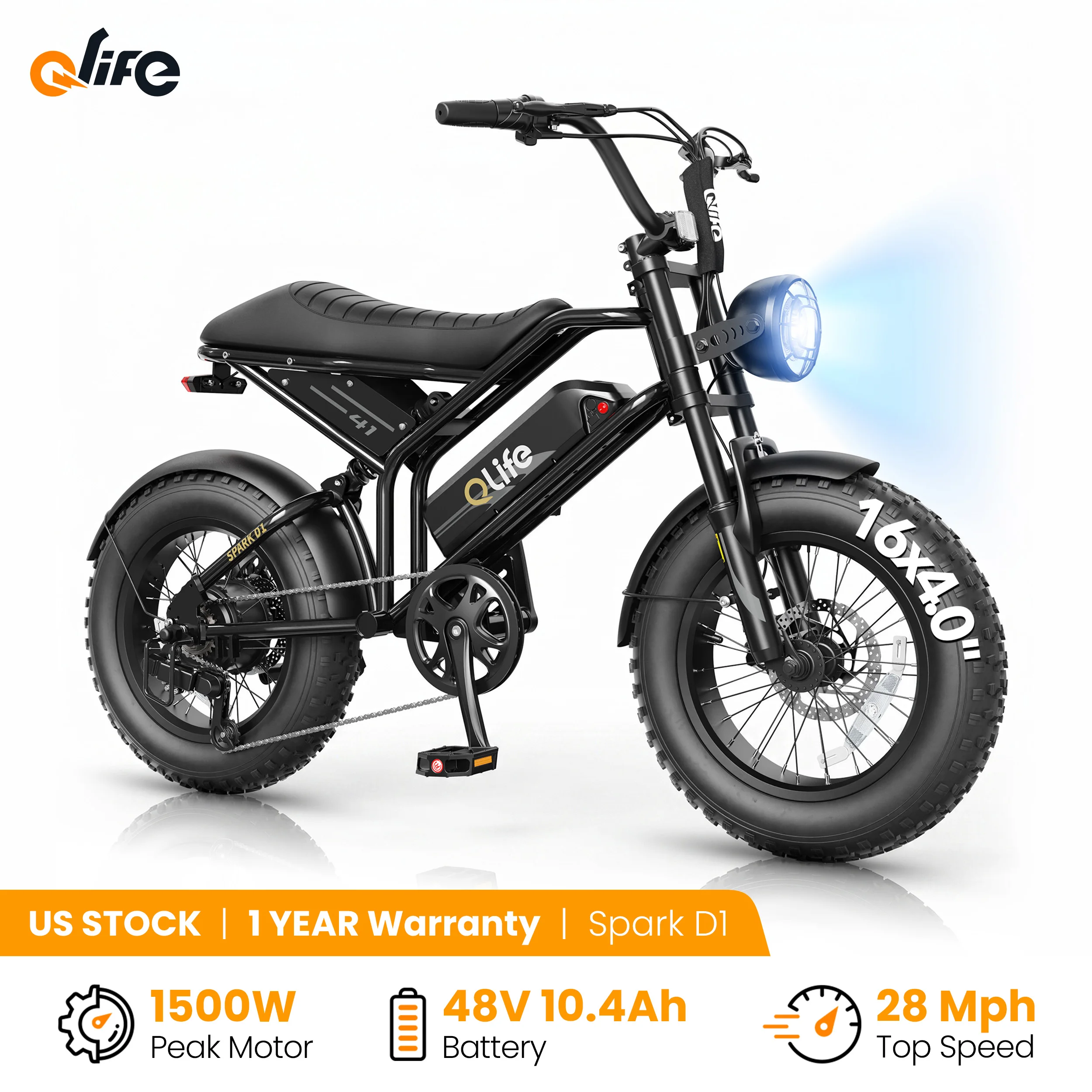 Electric Bike for Adults, 1500W Peak Motor - Image 1
