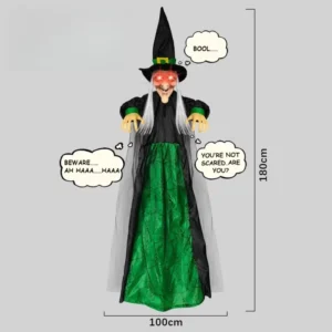 Halloween Life Size Talking Witch - Thumbnail Image 8