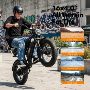 Electric Bike for Adults, 1500W Peak Motor - Thumbnail Image 4