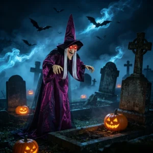 Halloween Life Size Talking Witch - Thumbnail Image 2