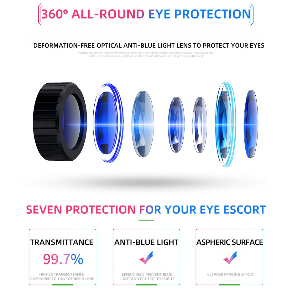 Virtual Reality Helmet VR Glasses 3D Headset - Image 2