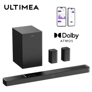 460W 5.1.2ch Sound Bar with Dolby Atmos, Surround Sound