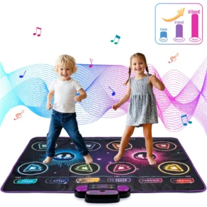 Kids Electronic Dance Mat Dancing Blanket Double Players Mode