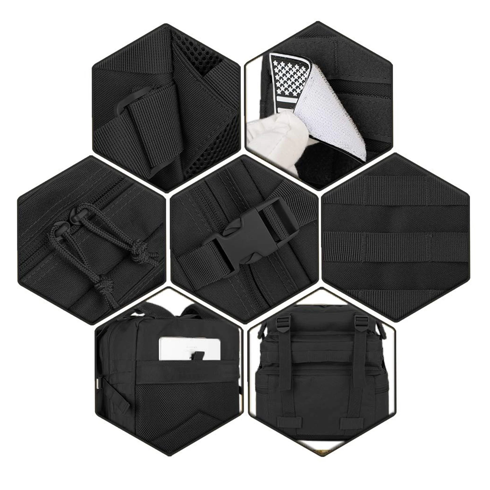 Tactical Backpacks Molle Assault Pack 3 Day Bug Out Bag - Image 5