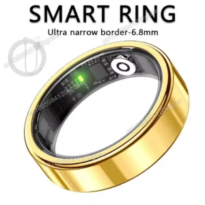 Smart Ring Heart Rate Blood Pressure Sleep Monitoring Motion Tracking - Thumbnail Image 8