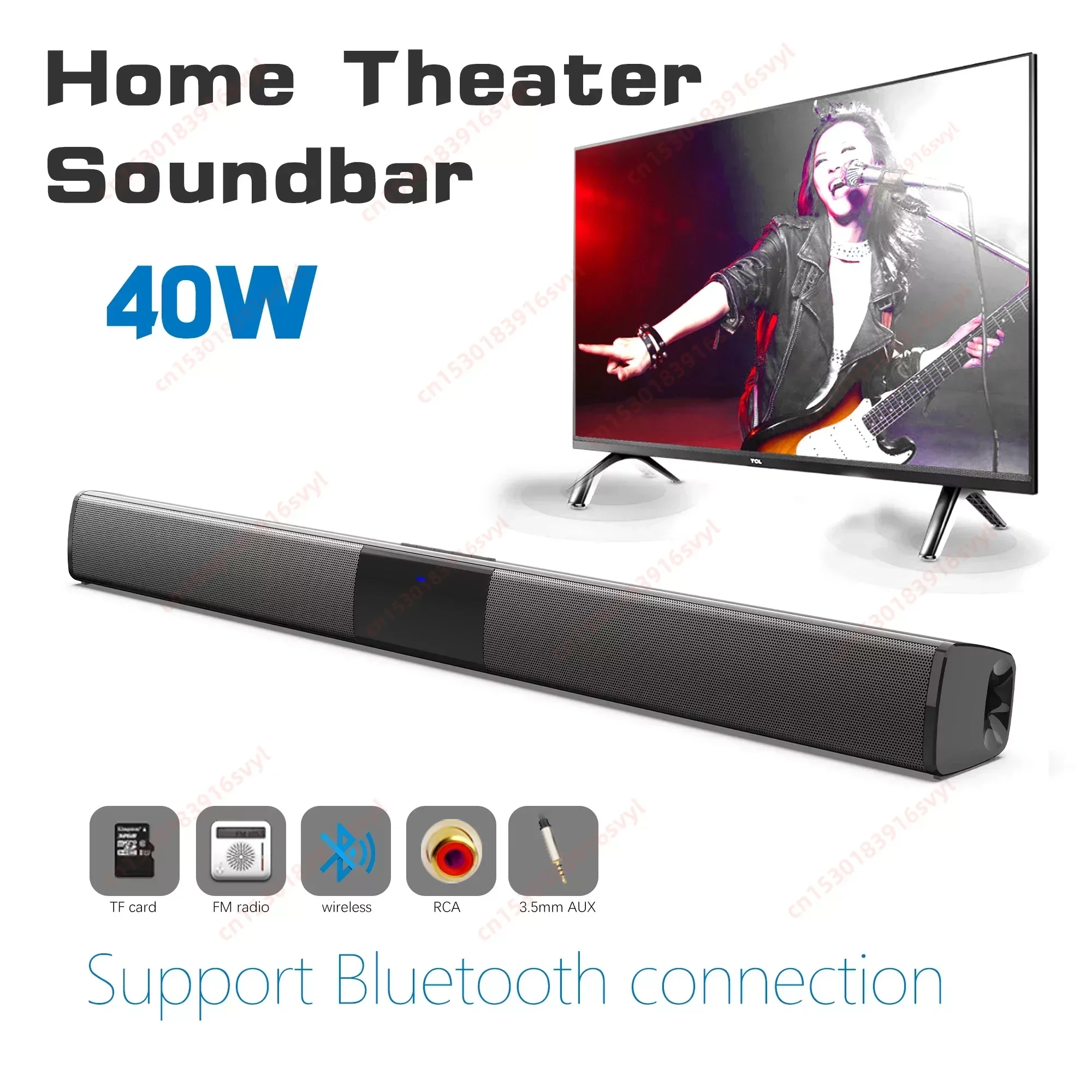 Bluetooth Wireless Sound Bar Heavy Bass Subwoofer - Image 2