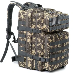 45L Tactical Backpack Large Capacity Outdoor Rucksack 3 Day - Thumbnail Image 9
