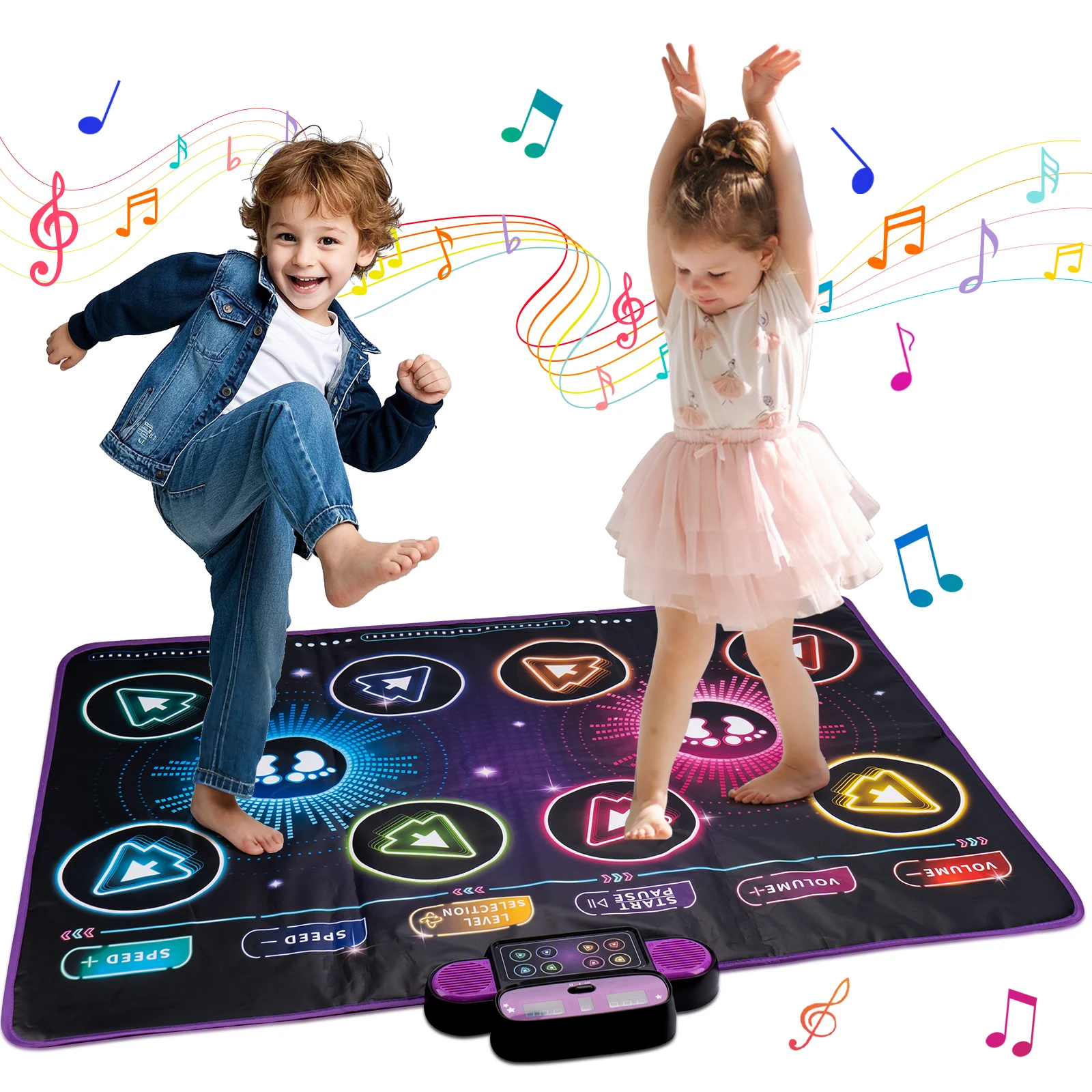 Kids Electronic Dance Mat Dancing Blanket Double Players Mode - Image 11