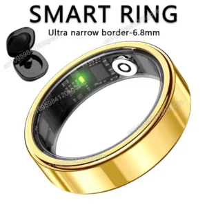 Smart Ring Heart Rate Blood Pressure Sleep Monitoring Motion Tracking - Thumbnail Image 11