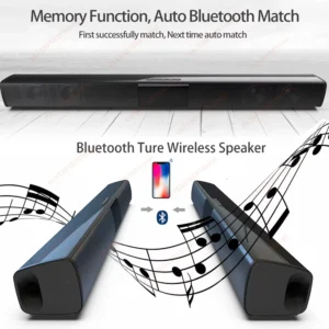 Bluetooth Wireless Sound Bar Heavy Bass Subwoofer - Thumbnail Image 4
