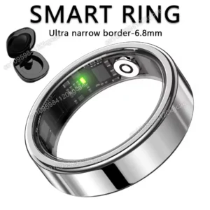 Smart Ring Heart Rate Blood Pressure Sleep Monitoring Motion Tracking - Thumbnail Image 13