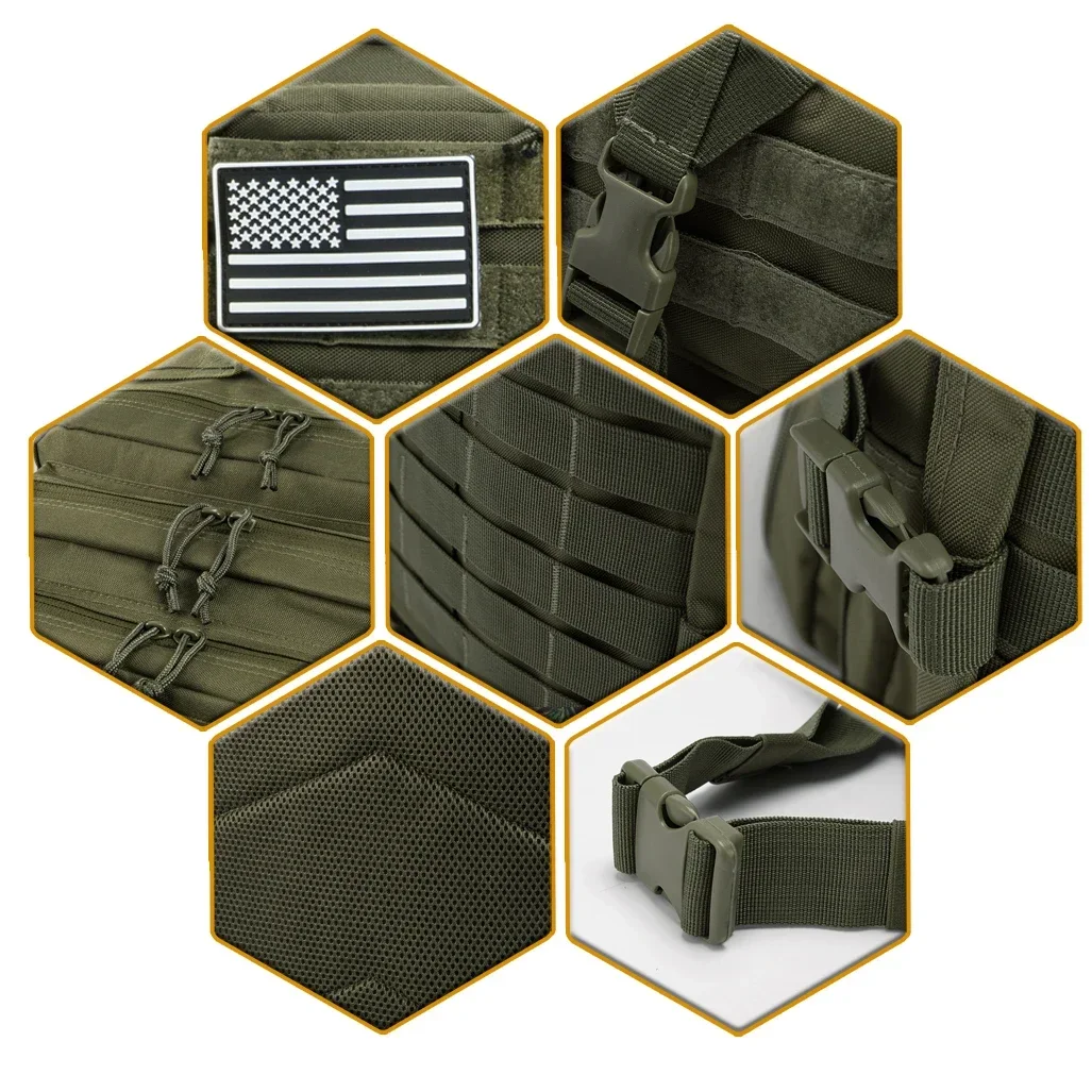 45L Tactical Backpack Large Capacity Outdoor Rucksack 3 Day - Image 6