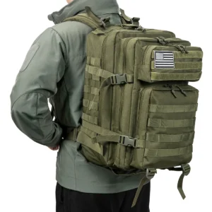 45L Tactical Backpack Large Capacity Outdoor Rucksack 3 Day - Thumbnail Image 4